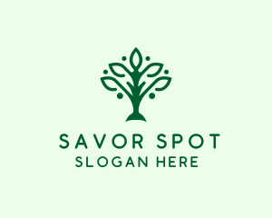 Natural Tree Plant logo design