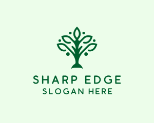 Natural Tree Plant logo design