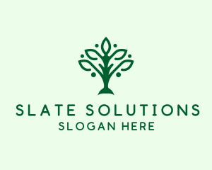 Natural Tree Plant logo design