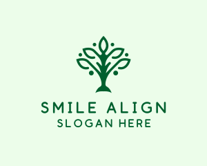 Natural Tree Plant logo design