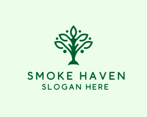 Natural Tree Plant logo design