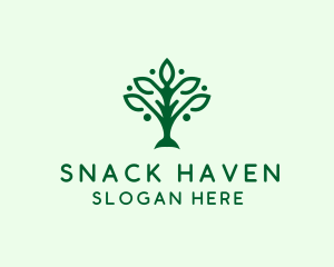 Natural Tree Plant logo design