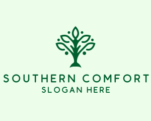 Natural Tree Plant logo design