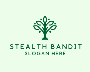 Natural Tree Plant logo design