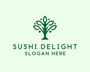 Natural Tree Plant logo design