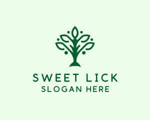 Natural Tree Plant logo design