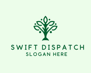 Natural Tree Plant logo design