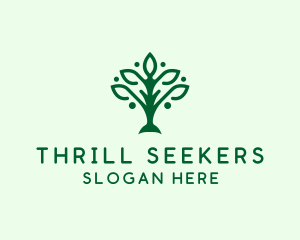 Natural Tree Plant logo design