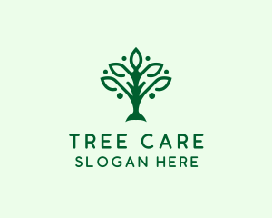 Natural Tree Plant logo design