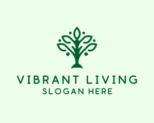 Natural Tree Plant logo design