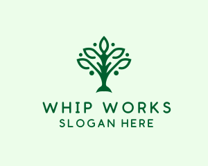 Natural Tree Plant logo design