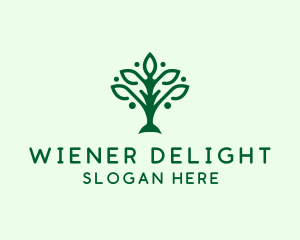 Natural Tree Plant logo design