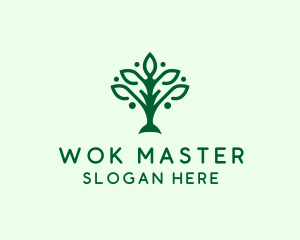 Natural Tree Plant logo design