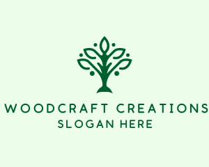 Natural Tree Plant logo design