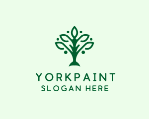 Natural Tree Plant logo design