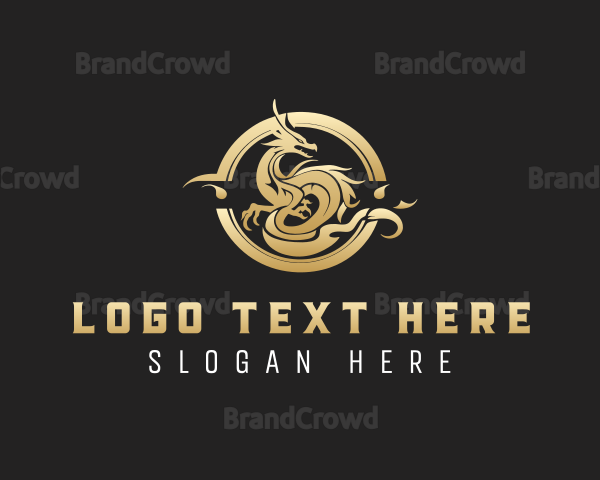 Mythology Dragon Clan Logo