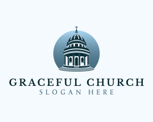 Church - Renaissance Church Monastery logo design