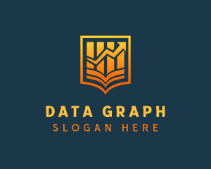 Statistics Finance Graph logo design