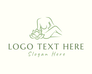 Body Care - Nude Woman Body logo design