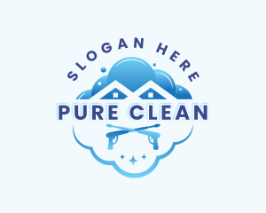 Cleaning Pressure Washing logo design