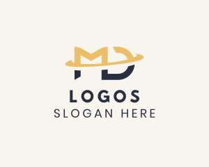 Marketing Letter MD Monogram Logo
