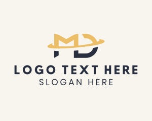 Marketing Letter MD Monogram Logo