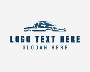 Pick-Up Automotive Vehicle logo design