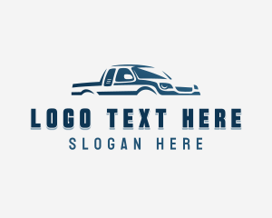 Car Care - Pick-Up Automotive Vehicle logo design