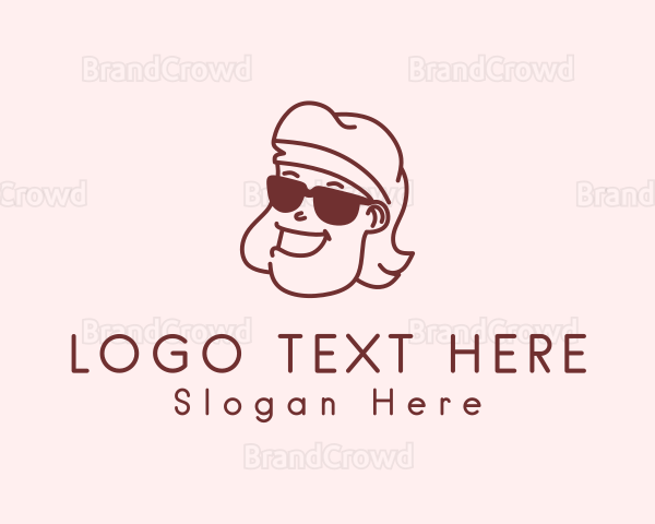 Cool Hipster Guy Logo