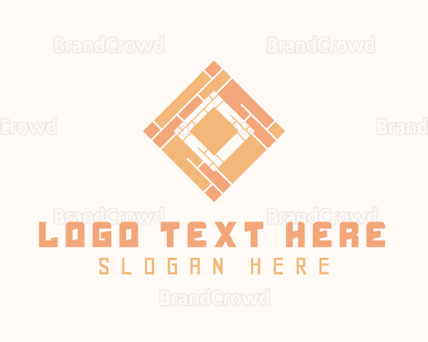 Orange Tile Flooring Logo