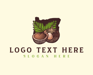 Western White Pine - Oregon State Hazelnut logo design