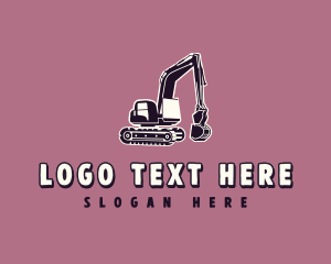 Heavy Vehicle - Excavation Quarry Mining logo design