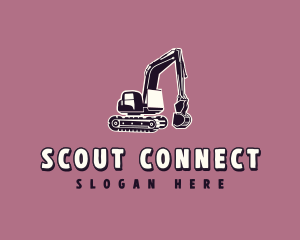 Excavation Quarry Mining Logo