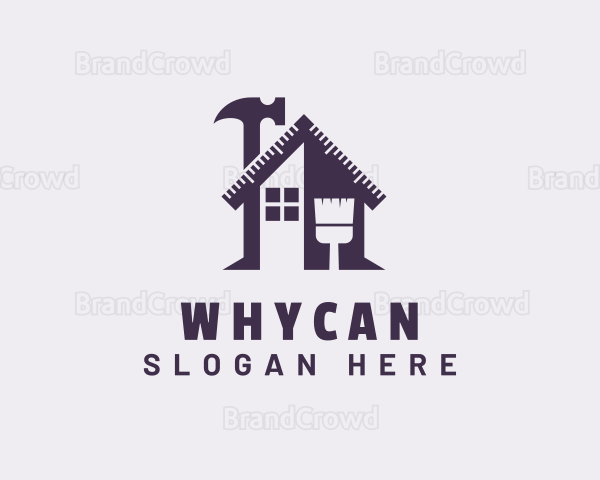 House Construction Tools Logo