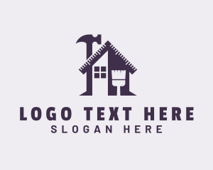 Violet - House Construction Tools logo design