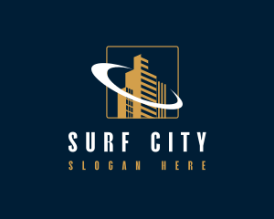 Skyscrapers City Building logo design