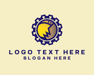 Construction Excavation Cog Logo