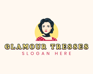 Woman Fashion Pinup logo design