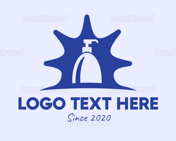 Blue Liquid Soap Logo