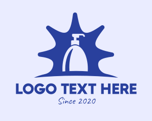Hygiene - Blue Liquid Soap logo design