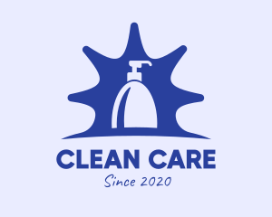 Hygienic - Blue Liquid Soap logo design