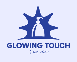 Moisturizer - Blue Liquid Soap logo design