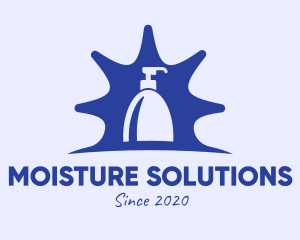 Blue Liquid Soap logo design