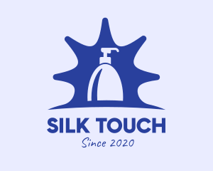 Lotion - Blue Liquid Soap logo design
