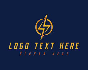 Voltage - Electric Lightning Power logo design