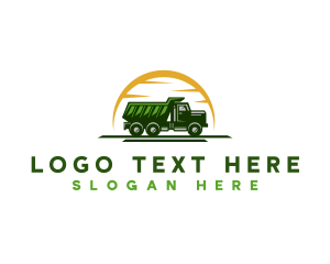 Truck - Garbage Dump Truck logo design