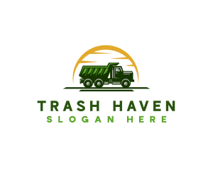 Dump - Garbage Dump Truck logo design