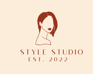 Beauty Woman Hairdresser  logo design