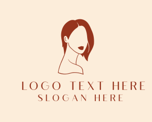 Beauty Woman Hairdresser  Logo