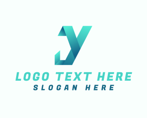 Letter Y - Tech Digital Web Developer logo design